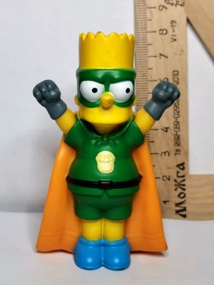 Игрушка Burger King Happy Meal Бургер Кинг Хэппи Мил - Симпсоны The Simpsons 2013 год, Барт в маске