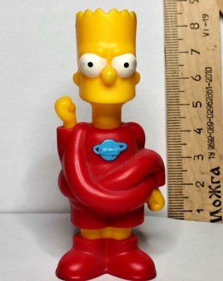 Игрушка Burger King Happy Meal Бургер Кинг Хэппи Мил - Симпсоны The Simpsons 2013 год, Барт