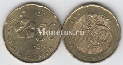 монета Малайзия 50 сен 2013 год