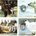 Набор из 4-х сувенирных банкнот Аляска 2016 год Выпуск 2-й