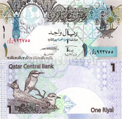 бона Катар 1 риал 2008 - 2015 год