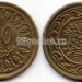 монета Тунис 20 миллим 1960 год