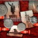 Набор из 5-ти монет 10,15,20,50 копеек и 1 рубль 1967 года "50 лет Советской власти" в альбоме