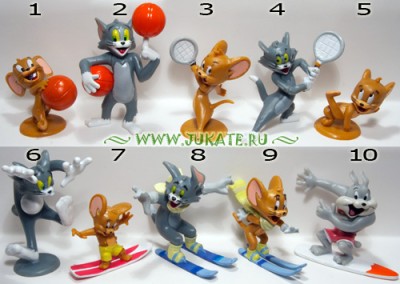 Киндер-Сюрприз,  R-treid, Том и Джерри, Tom and Jerry, 2008 год №8 в запайке