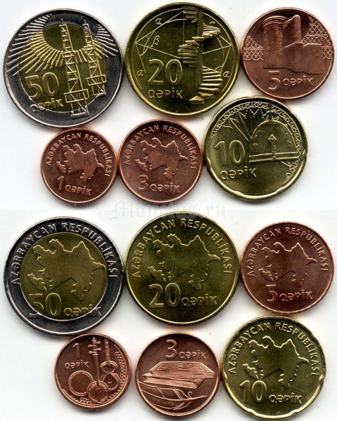 Азербайджан набор из 6-ти монет
