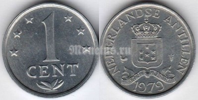 монета Нидерландские Антиллы 1 цент 1979 год