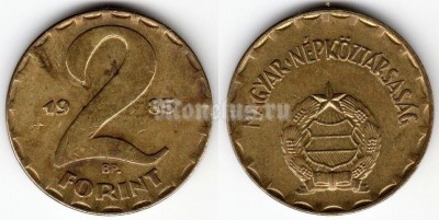 монета Венгрия 2 форинта 1985 год