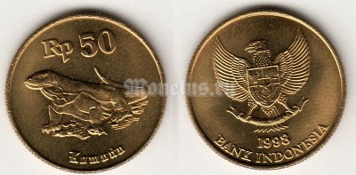 монета Индонезия 50 рупий 1998 год