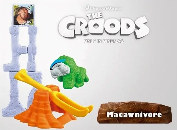 Игрушка МакДональдс Хэппи Мил McDonald's - Семейка Крудс Croods 2013 год Новая в упаковке