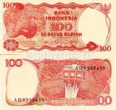 бона Индонезия 100 рупий 1984 год