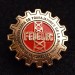 Значок FEDELEC Объединенная федерация работников электротехнической промышленности