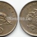монета Ямайка 5 центов 1969 год