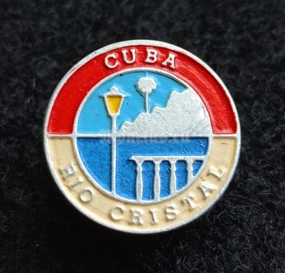 Значок Cuba Куба Rio Cristal Курорт Кристальная Река туризм