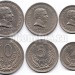 Уругвай набор из 3-х монет 2, 5, 10 сентесимо 1953 год