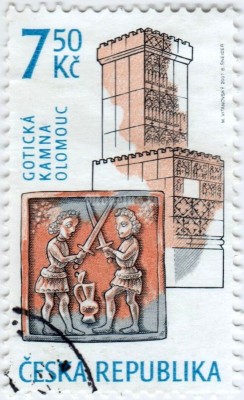 марка Чехия 7,50 крон "Historic stove - gothic" 2007 год гашение