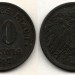 монета Германия 10 пфеннигов 1917 год