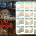 Жетон на календаре 2019 года - Год кабана, год свиньи - 2