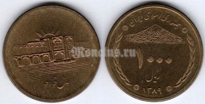 монета Иран 1000 риалов 2008-2012 год