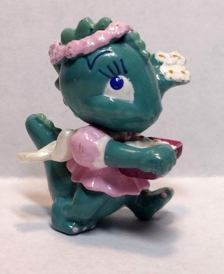 Киндер Сюрприз, Kinder, Бегемоты на свадьбе, Happy Hippo Hochzeit, 1999 год, динозавр девочка с цветами