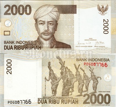 бона Индонезия 2000 рупий 2009 год