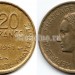 монета Франция 20 франков 1951 год