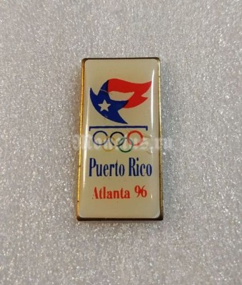 Значок ( Спорт ) Олимпиада. Атланта Atlanta 1996 Олимпийский комитет Пуэрто-Рико