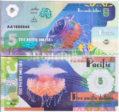 бона Тихий океан 5 долларов 2016 год
