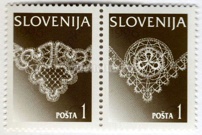 сцепка Словения 2 толара "Corner with dsign" 1996 год