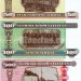 Литва набор из 3-х официальных сувенирных банкнот 2018 год - 100 лет Независимости Литвы