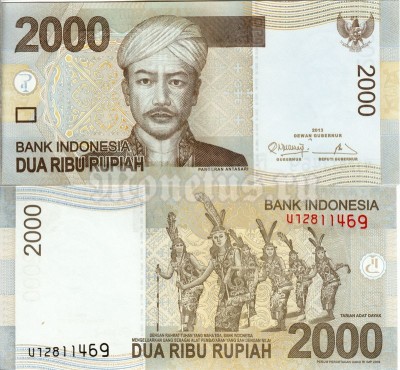 бона Индонезия 2000 рупий 2013 год