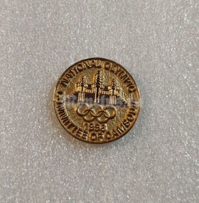 Значок ( Спорт ) Олимпиада. Атланта Atlanta 1996 Олимпийский комитет Камбоджи