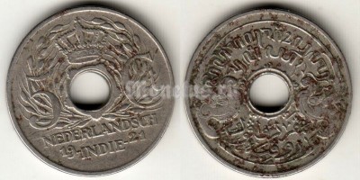 монета Нидерландская Ост-Индия 5 центов 1921 год