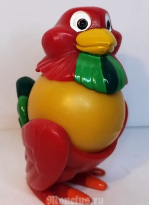 Киндер Сюрприз, Kinder, серия Лошарики птицы 1995 год, Bunte Kugelvogel, Воробей