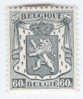 марка Бельгия 60 сентим "Coat of arms" 1940 год 