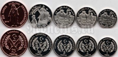 Западная Сахара набор из 5 монет 2018 год