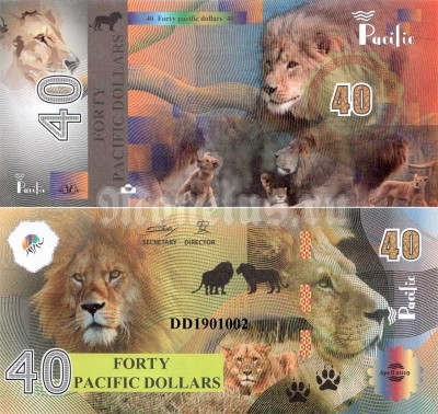 бона Тихий океан 40 долларов 2019 год - Лев