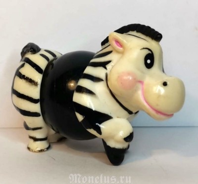 Киндер Сюрприз, Kinder, серия Лошарики животные 1994 год, Svitatelli, зебра