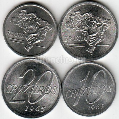 Бразилия набор из 2-х монет