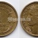 монета Франция 1 франк 1939 год