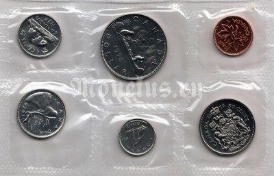 Канада набор из 6-ти монет 1978 год, в запайке