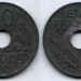монета Франция 20 сантимов 1941 год