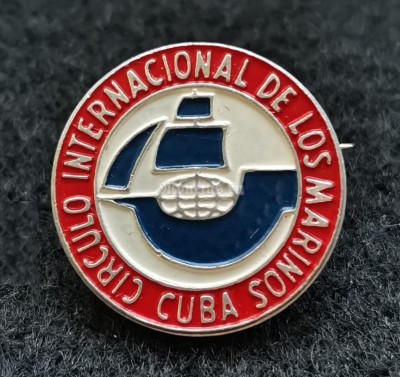 Значок Куба Internacional de los marinos Cuba Международный клуб моряков в порту Гавана