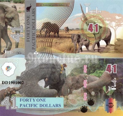 бона Тихий океан 41 долларов 2019 год - Слон