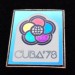 Значок Куба Cuba 1978 Фестиваль молодежи и студентов, ромашка, ситалл зеркальный стекло