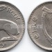монета Ирландия 3 пенса 1961 год