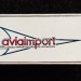 Значок Куба Cuba Авиаимпорт Aviaimport авиация, ситалл зеркальный стекло