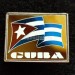 Значок Куба Cuba Флаг ситалл зеркальный стекло