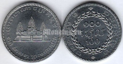 монета Камбоджа 100 риелей 1994 год