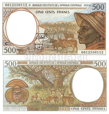 бона Конго 500 франков 2000-2001 год