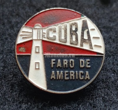 Значок Куба Cuba Faro de America маяк Америки, тяжелый